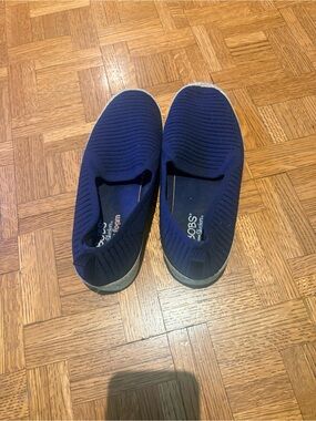 Skechers Slip-On Kids' Sneakers in Navy Blue